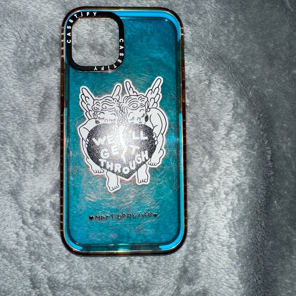 Iridescent cupid design casetify case.